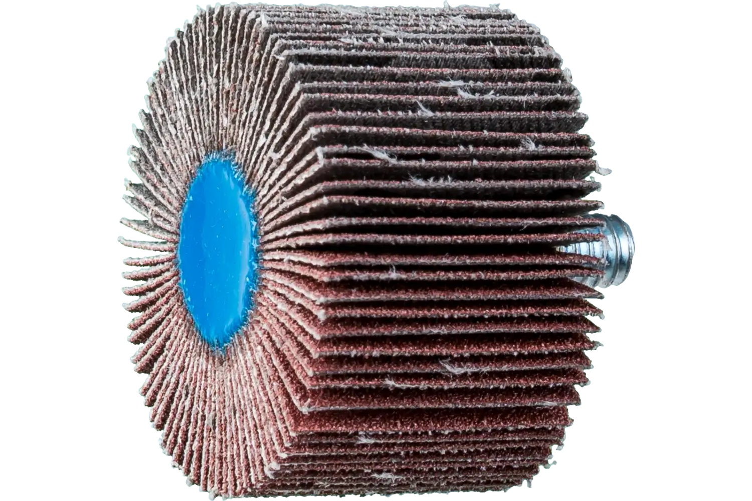 Picture of Pferd Quick Change Flap Wheel, 1-1/2" X 1, 120 Grit, 1/4-20 Thread, Aluminum Oxide